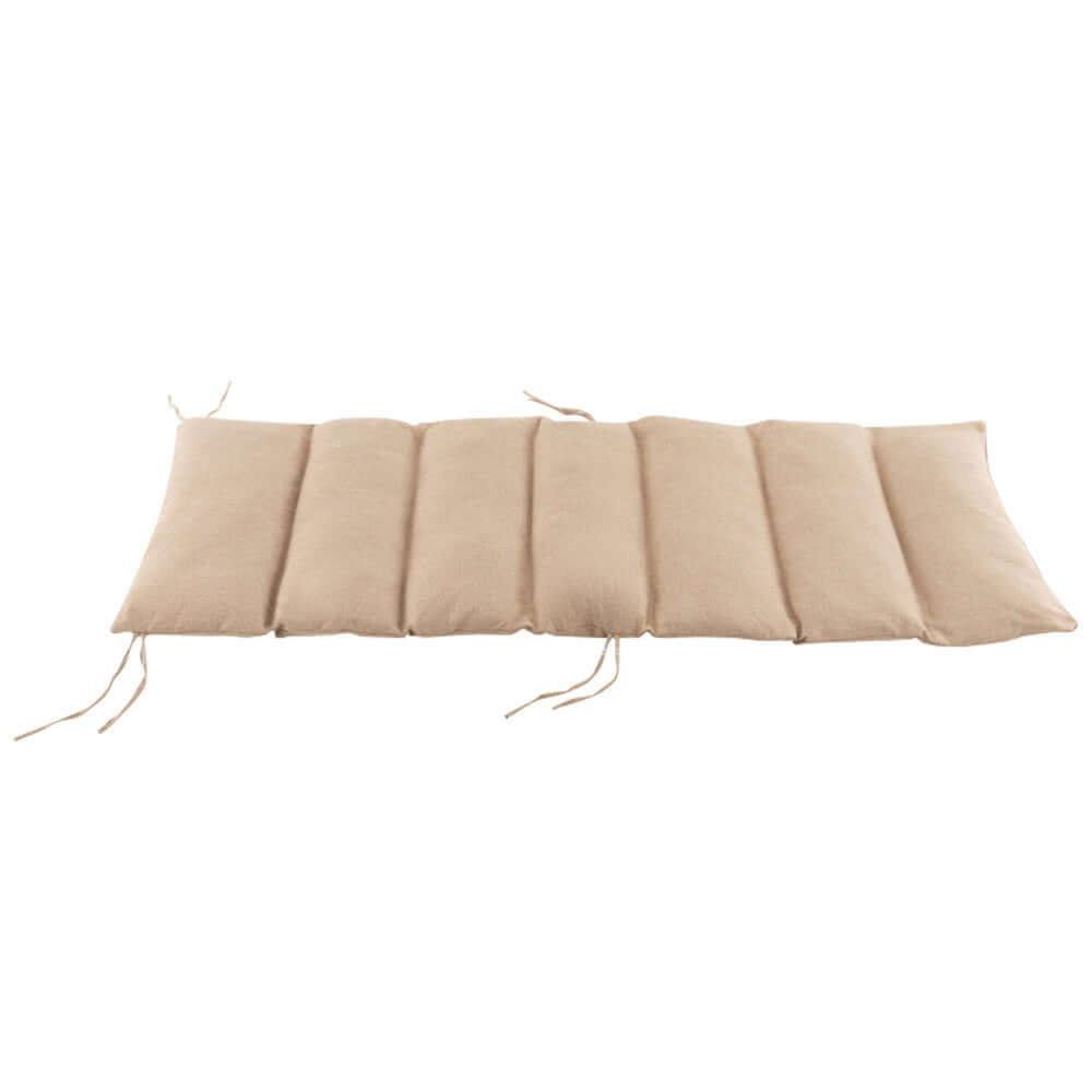 Solstol Beige med dyna och kudde finns hos Aktivcamping