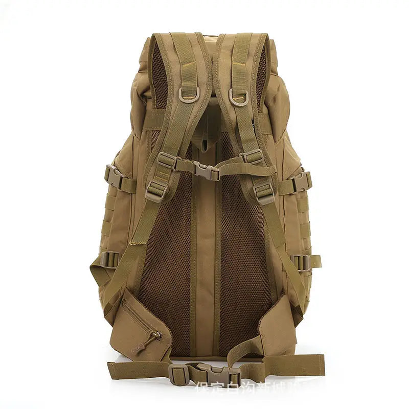 Vattentät Ryggsäck för Camping Khaki 60L