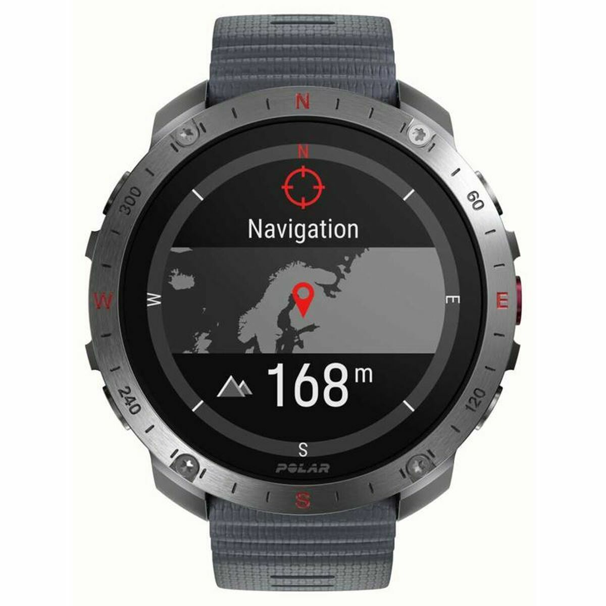 Herrklocka Polar 900110287 Grå 1,39" finns hos Aktivcamping