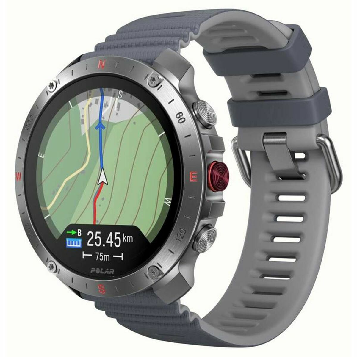 Herrklocka Polar 900110287 Grå 1,39" finns hos Aktivcamping
