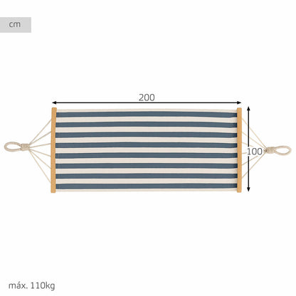Hängmatta Aktive 200 X 80 X 100 CM (2 antal) - finns hos Aktivcamping