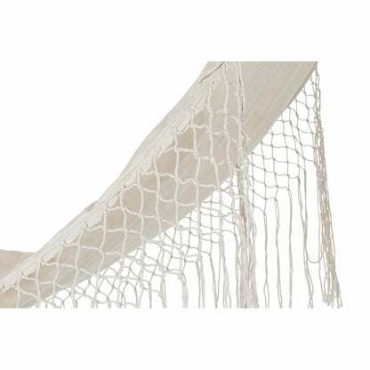 Hängmatta DKD Home Decor Beige Polyester Bomull Furu Frans (280 x 100 x 130 cm) finns hos Aktivcamping
