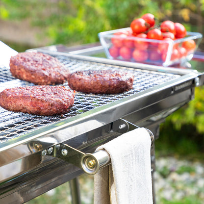 Hopfällbar Kolgrill i Rostfritt Stål ExelQ InnovaGoods finns hos Aktivcamping
