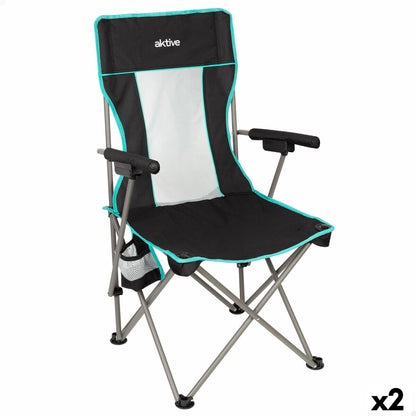 Hopfällbar Stol Aktive 48 X 102 X 48 CM (2 antal) finns hos Aktivcamping