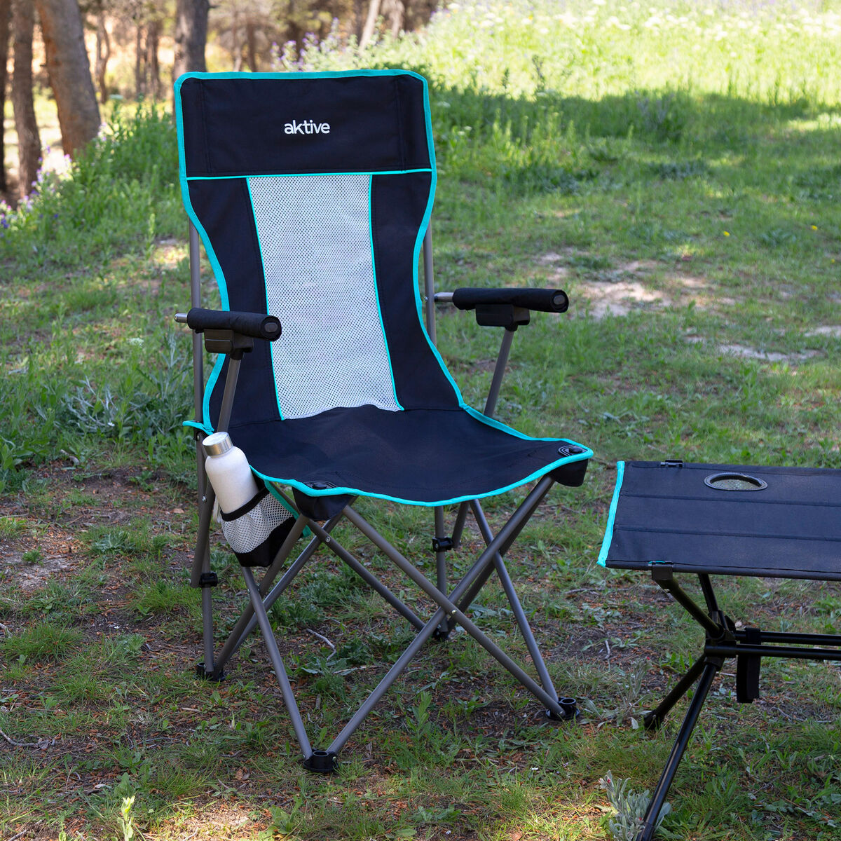 Hopfällbar Stol Aktive 48 X 102 X 48 CM (2 antal) finns hos Aktivcamping