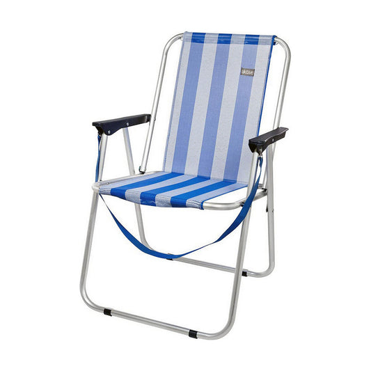 Hopfällbar Stol Colorbaby Sjöman Vit Marinblå 44 x 45 x 76 cm finns hos Aktivcamping