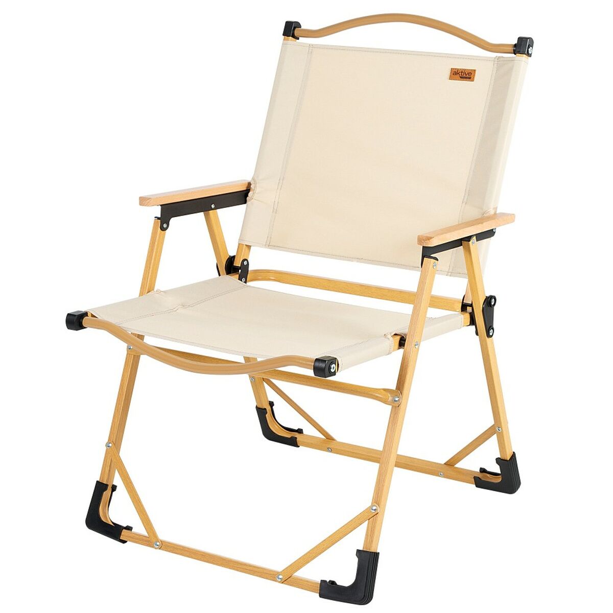 Hopfällbar campingstol Aktive Sabana Jord 47 x 77 x 51 cm (2 antal) finns hos Aktivcamping