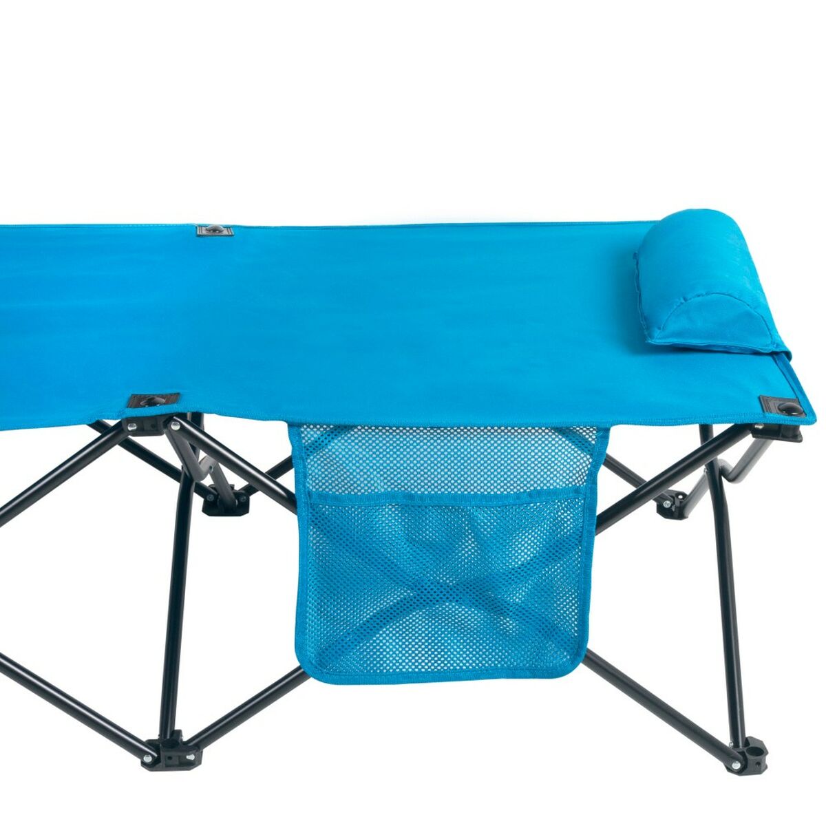 Hopfällbar säng Aktive Blå Camping 178 x 62 x 38 cm 178 x 38 x 62 cm (2 antal) - finns hos Aktivcamping