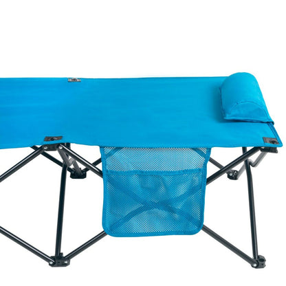 Hopfällbar säng Aktive Blå Camping 178 x 62 x 38 cm 178 x 38 x 62 cm (2 antal) - finns hos Aktivcamping