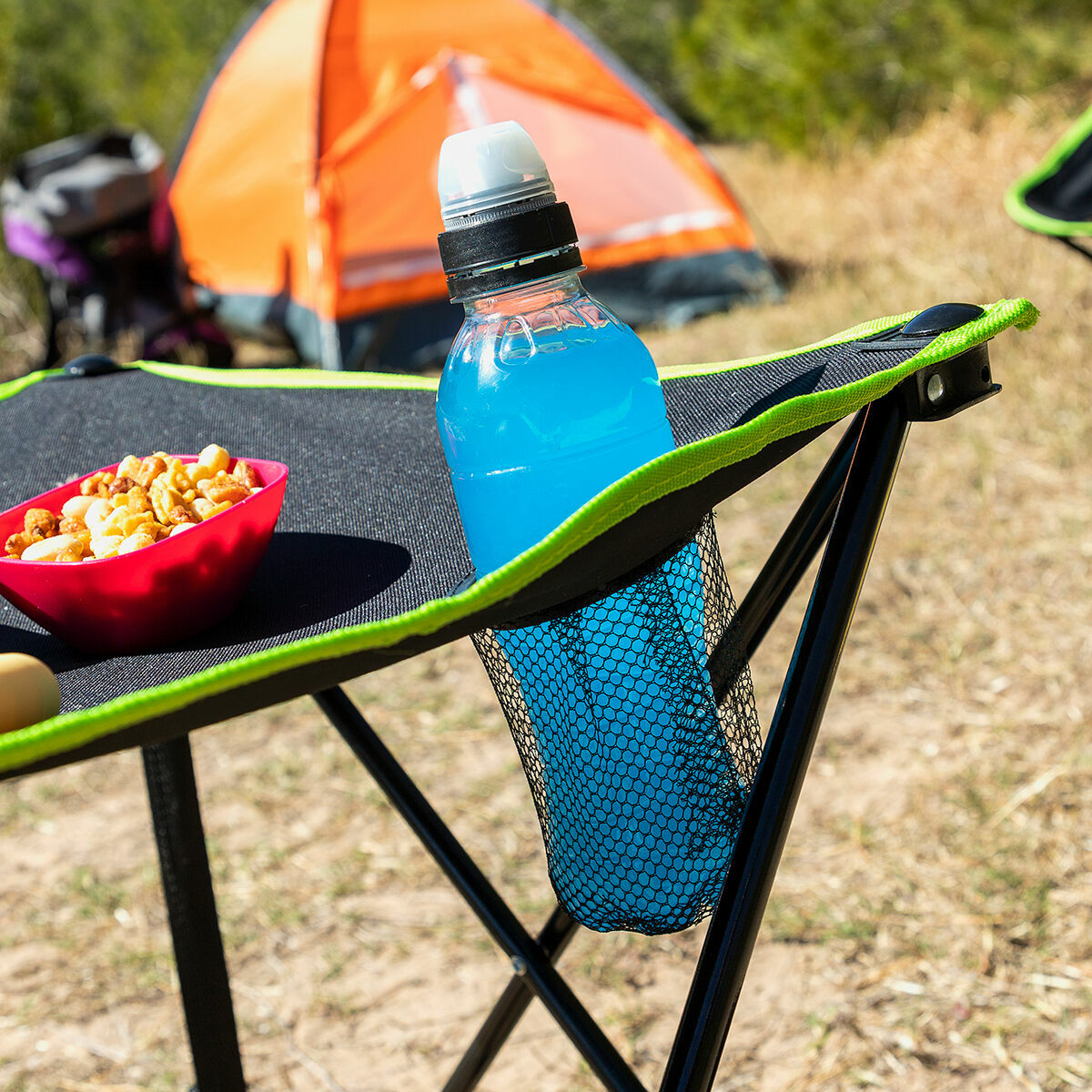 Hopfällbart Campingbord i Textil med Fodral Cafolby InnovaGoods finns hos Aktivcamping