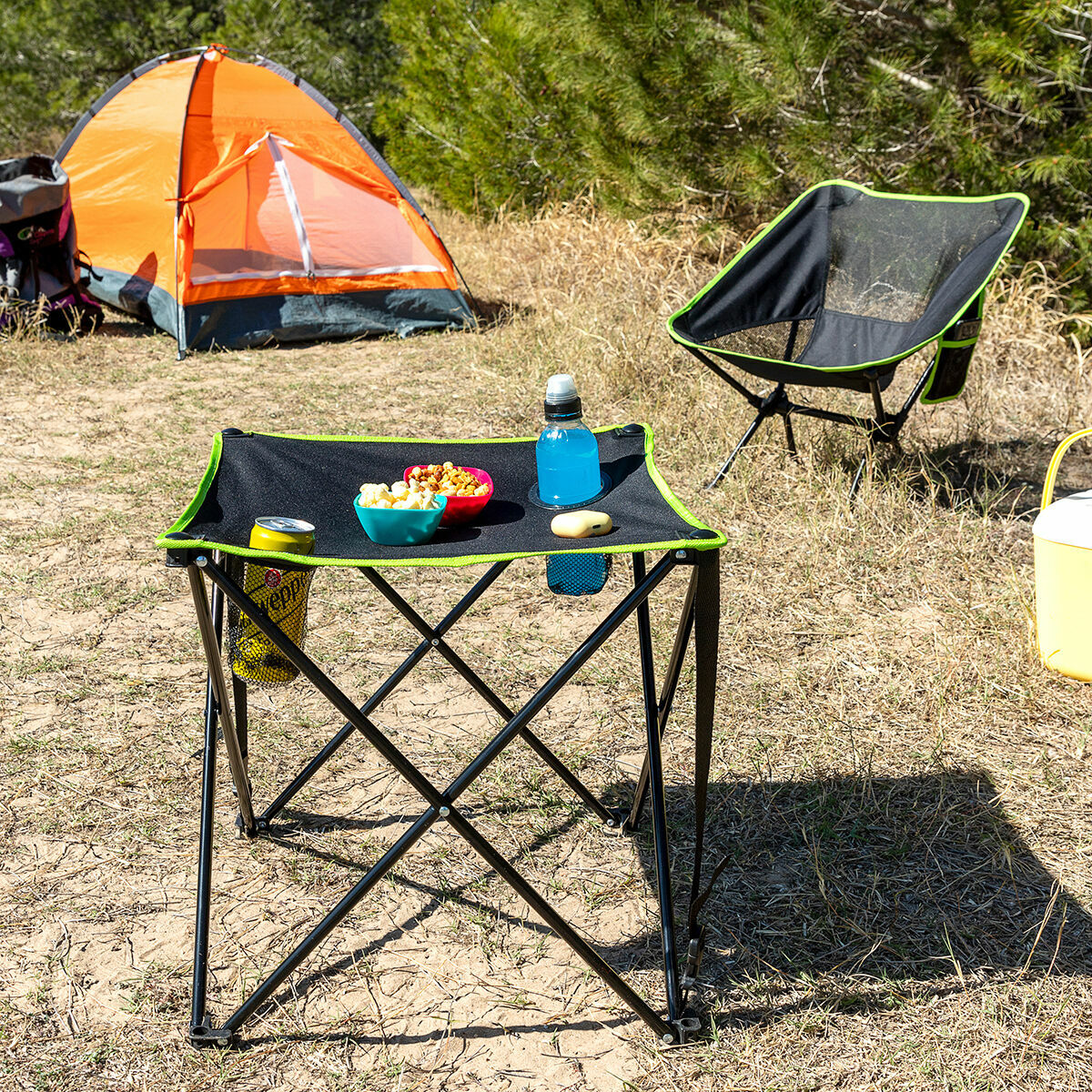 Hopfällbart Campingbord i Textil med Fodral Cafolby InnovaGoods finns hos Aktivcamping