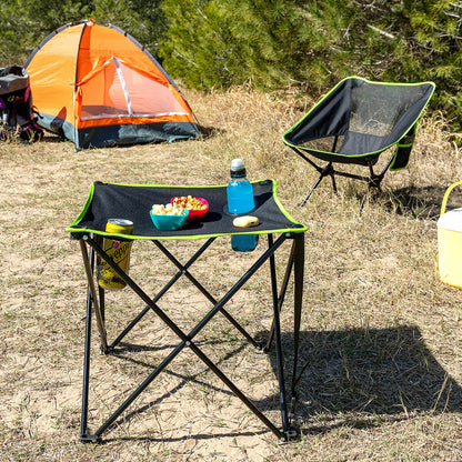 Hopfällbart Campingbord i Textil med Fodral Cafolby InnovaGoods finns hos Aktivcamping