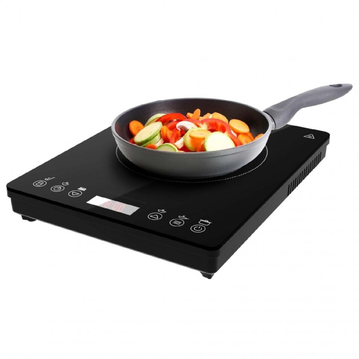 Induktionshäll Cecotec Full Magma Slim 2000 W Svart - finns hos Aktivcamping