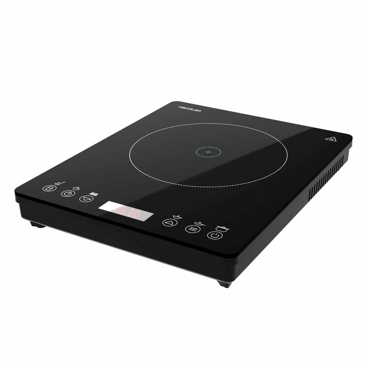 Induktionshäll Cecotec Full Magma Slim 2000 W Svart - finns hos Aktivcamping