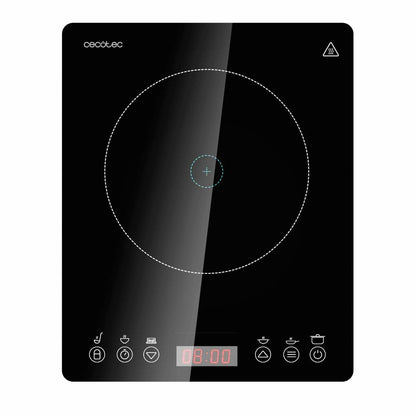 Induktionshäll Cecotec Full Magma Slim 2000 W Svart - finns hos Aktivcamping