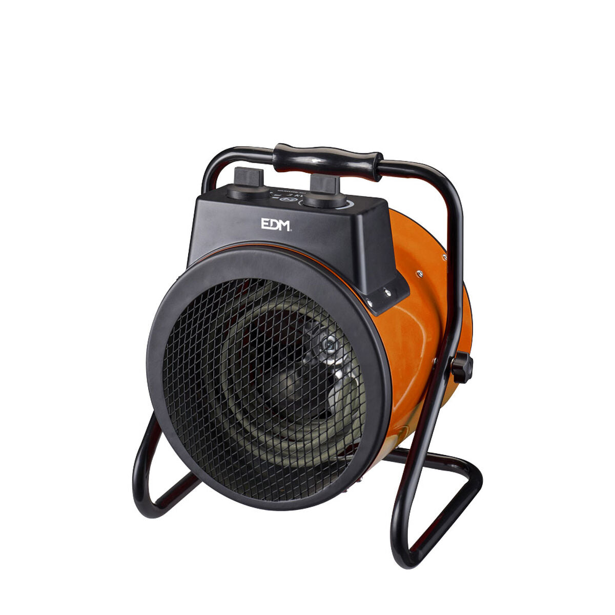 Industriell värmare EDM 07098 Svart Orange 1500 W 3000 W finns hos Aktivcamping