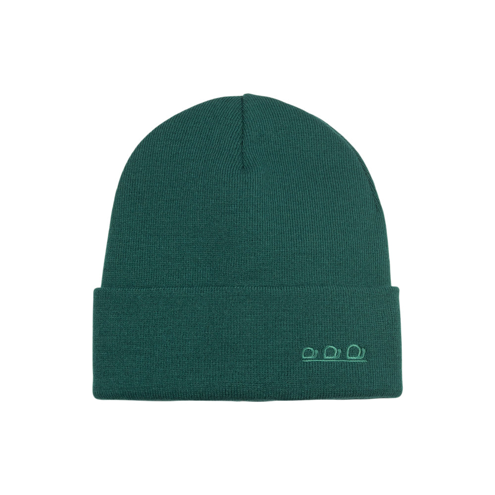ORTLES Unisex Mössa Tubstickad Teal Made in Italy Varm Komfort