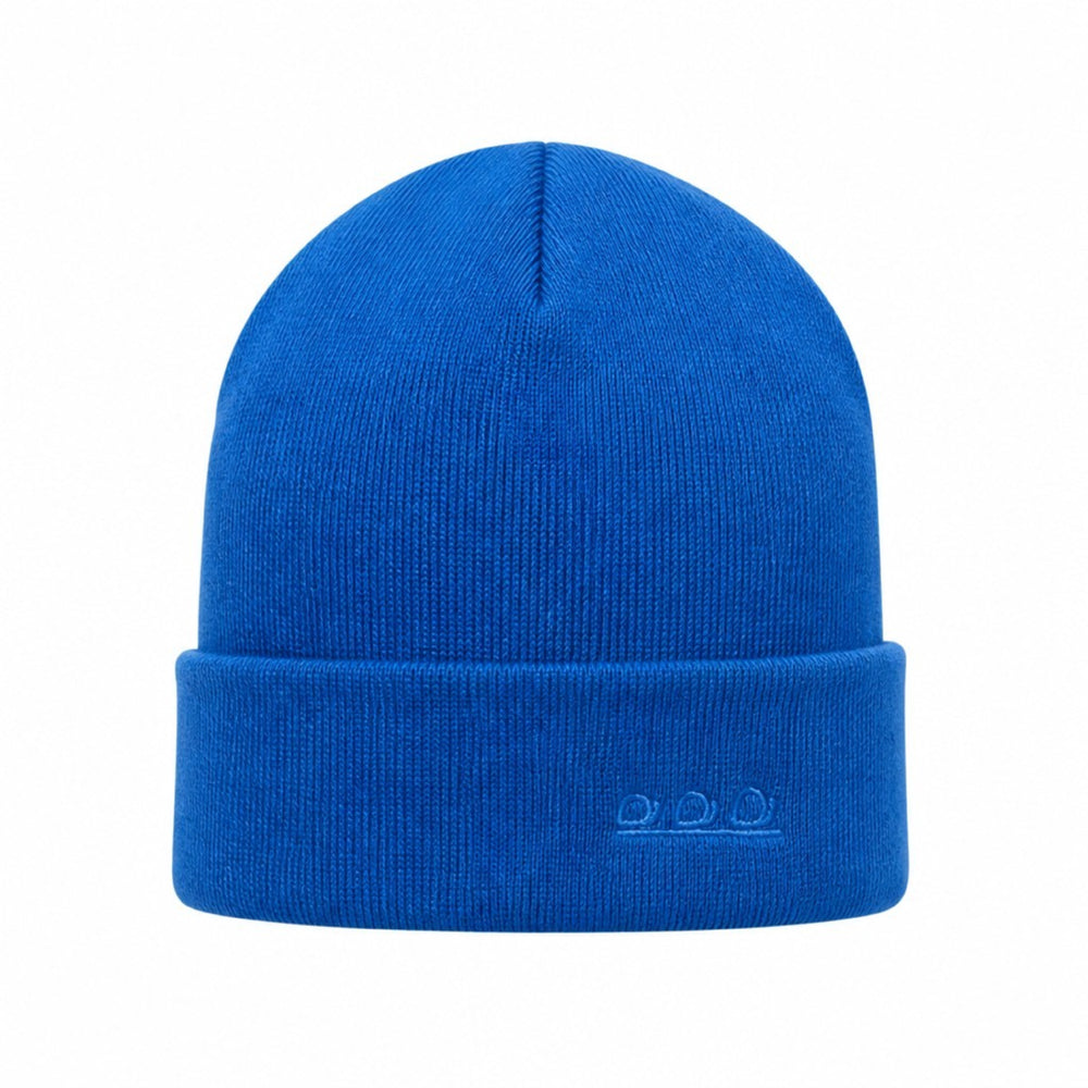 ORTLES Unisex Stickad Mössa Made in Italy Royal Blue K5001CH