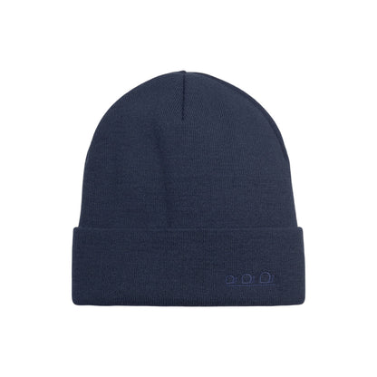 ORTLES Unisex Stickad Mössa Midnight Blue Made in Italy K5001CX