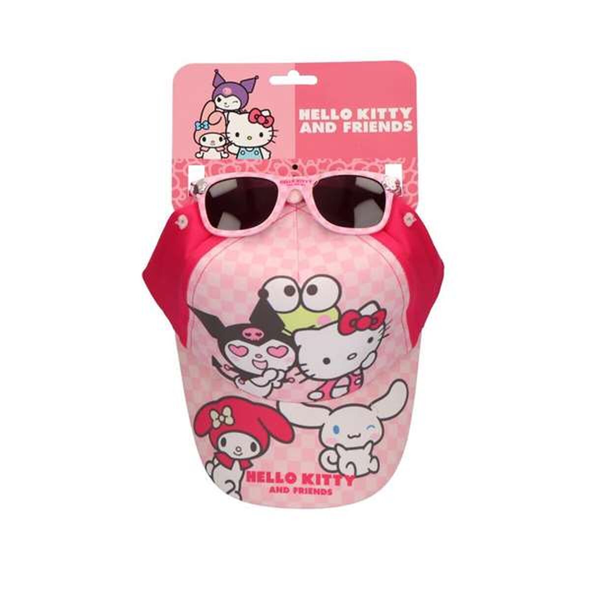 Keps och solglasögon set Hello Kitty Rosa - finns hos Aktivcamping