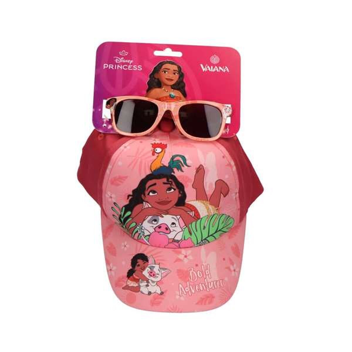 Keps och solglasögon set Vaiana Rosa - finns hos Aktivcamping