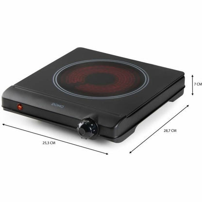 Keramisk platta DOMO DO30111KP 1250 W finns hos Aktivcamping