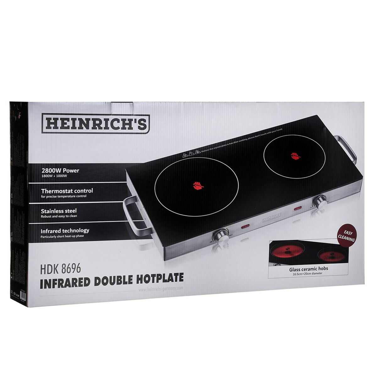 Keramisk platta Heinrich's HDK 8696 66 cm finns hos Aktivcamping