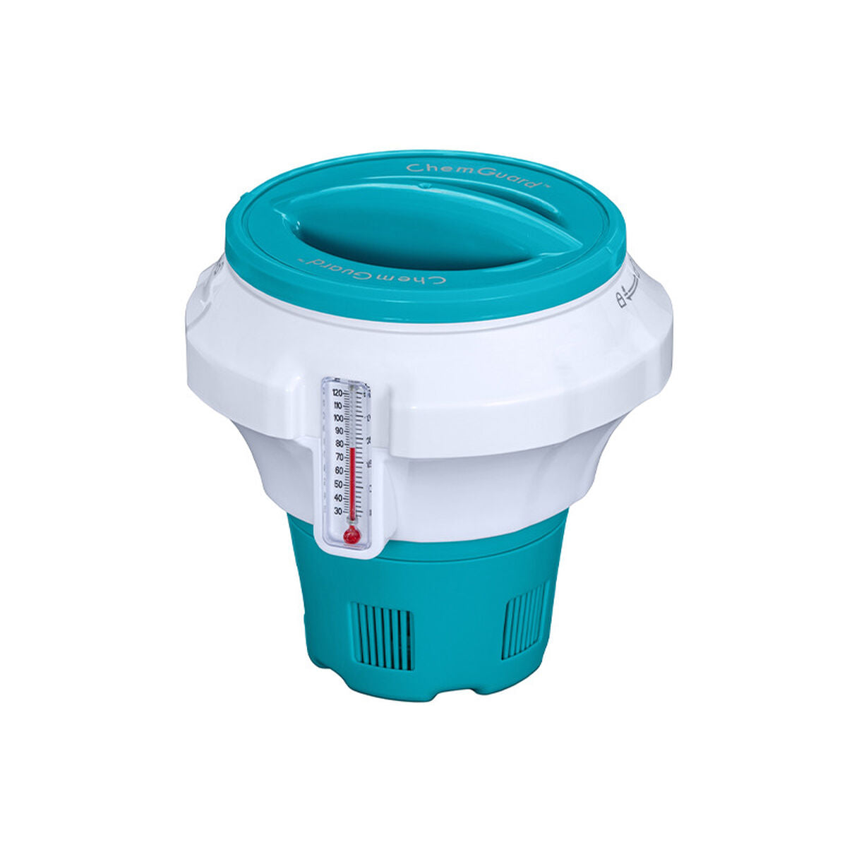 Klordispenser Bestway 11 x 11 x 16 cm Termometer Stor - finns hos Aktivcamping