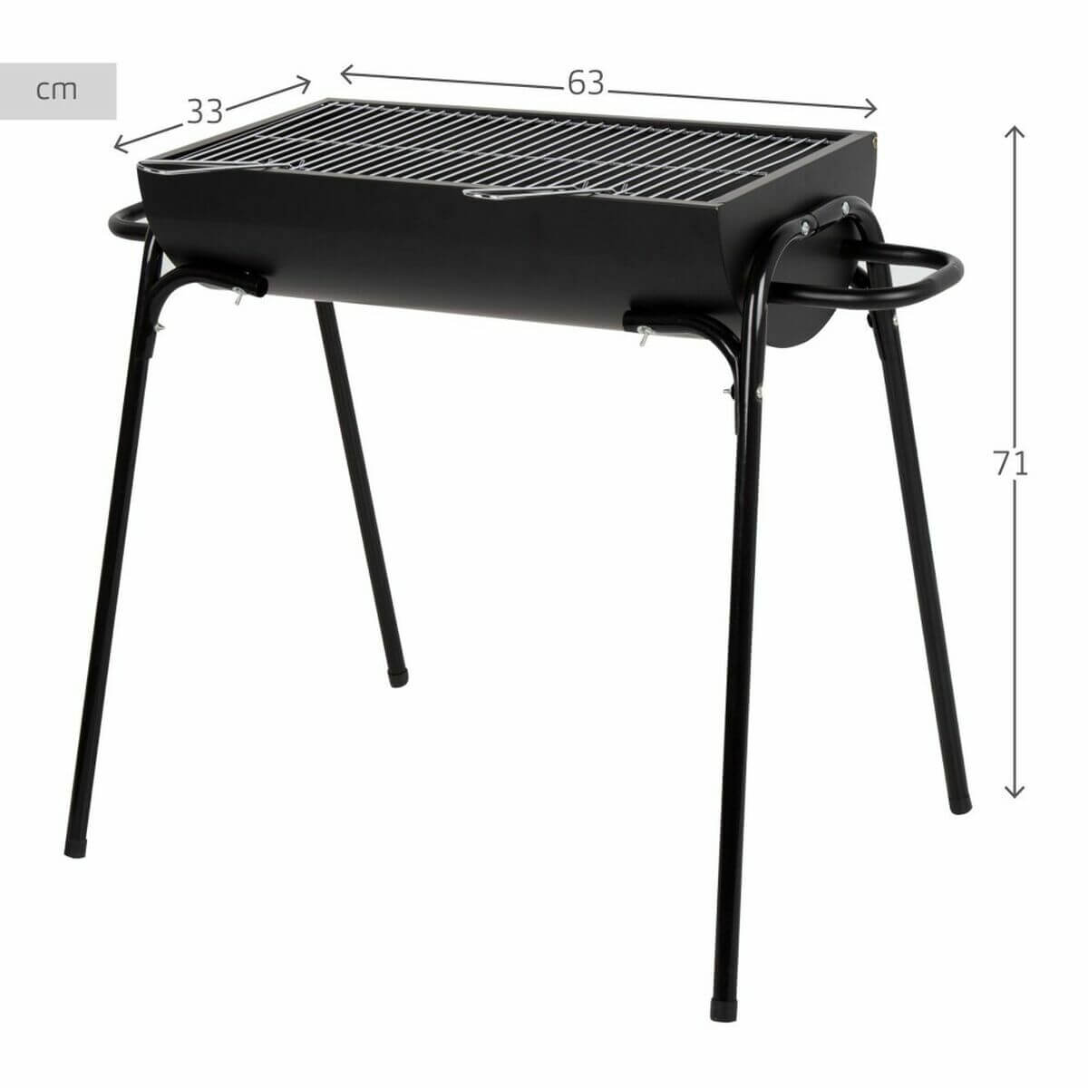 Kolgrill med ben Aktive finns hos Aktivcamping