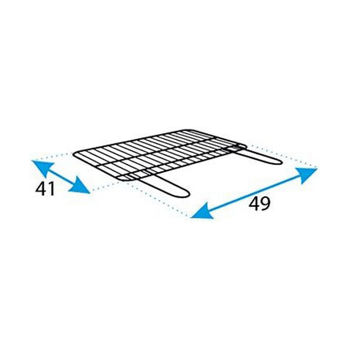 Kolgrill med ben Imex el Zorro Svart Metall 50 x 40 x 75 cm - finns hos Aktivcamping