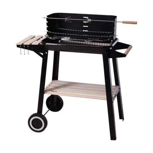 Kolgrill med hjul (54 x 34 x 6.5 cm) finns hos Aktivcamping