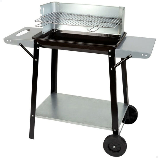 Kolgrill med hjul Aktive Emaljerad metall 90 x 85 x 32 cm finns hos Aktivcamping