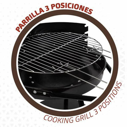 Kolgrill med hjul Aktive Svart finns hos Aktivcamping
