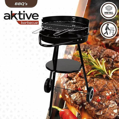 Kolgrill med hjul Aktive Svart finns hos Aktivcamping