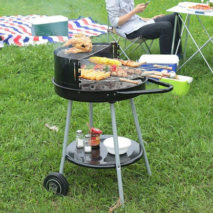 Kolgrill med hjul Grill Svart Ø 51 cm finns hos Aktivcamping