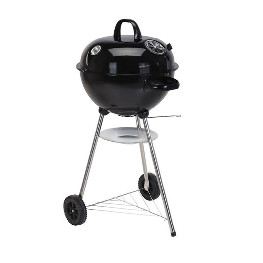 Kolgrill med hjul Svart 47 x 90 cm Rund finns hos Aktivcamping