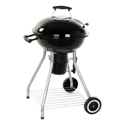 Kolgrill med lock och hjul DKD Home Decor Svart Metall - finns hos Aktivcamping