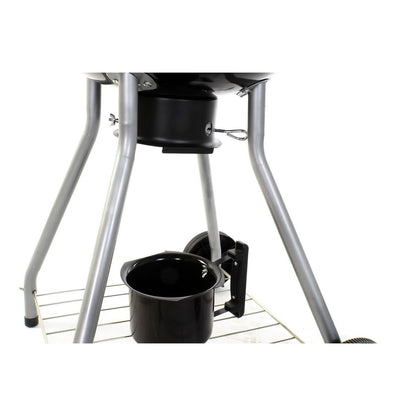 Kolgrill med lock och hjul DKD Home Decor Svart Metall - finns hos Aktivcamping