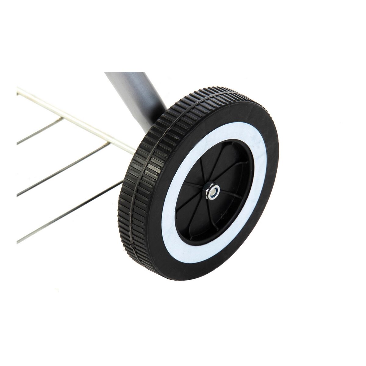 Kolgrill med lock och hjul DKD Home Decor Svart Metall - finns hos Aktivcamping