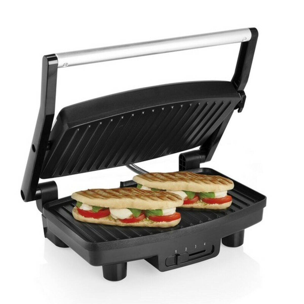 Kontaktgrill Tristar GR-2856 1000W Svart Stål 28 x 19 cm - finns hos Aktivcamping