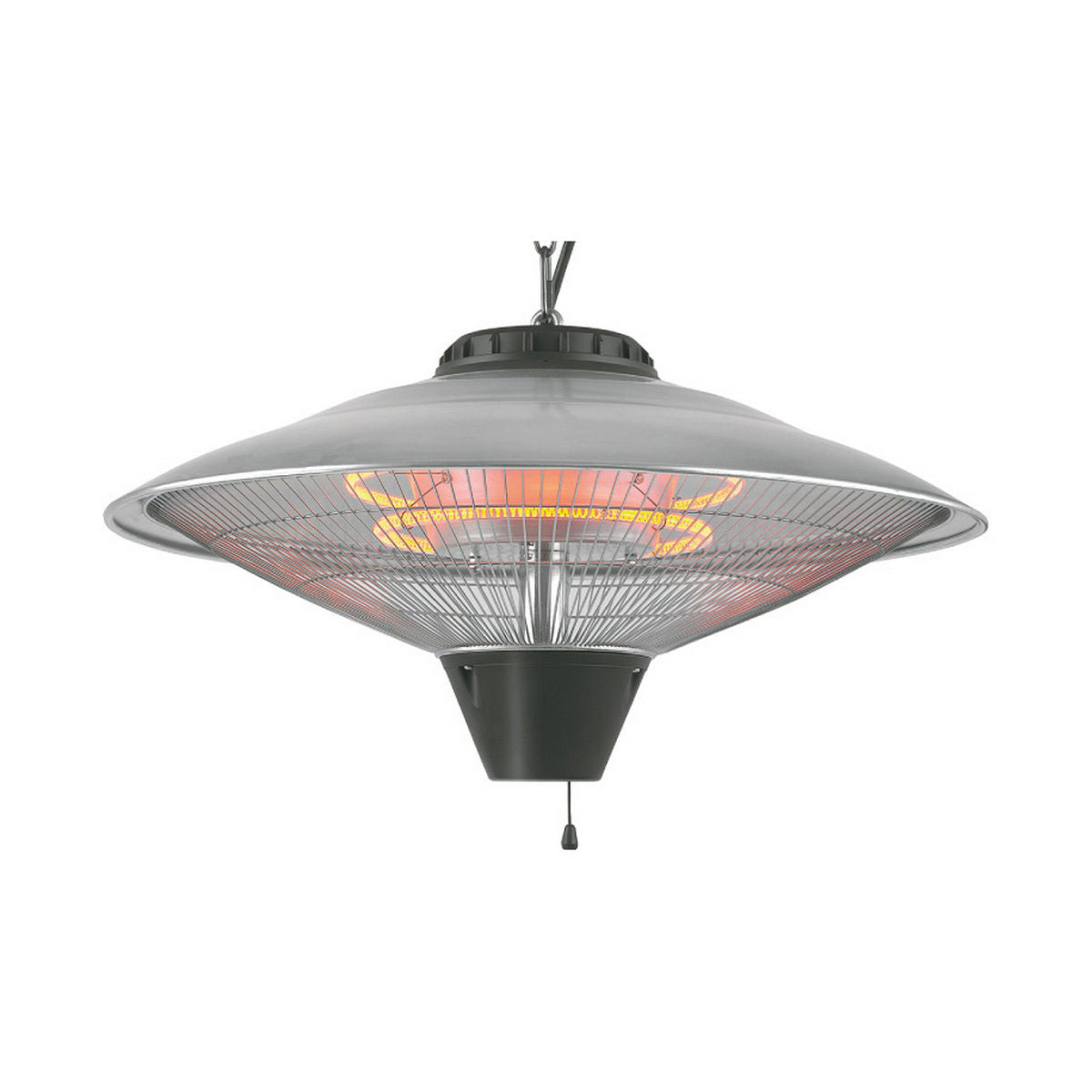 Kvartsvärmare EDM 07092 07092 2100 W Ø 56,5 x 30 cm Svart - finns hos Aktivcamping