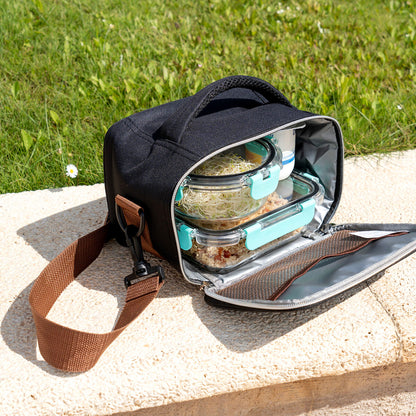 Kylväska Quid Dynamic Lunchlåda Svart 21 x 14 x 14 cm finns hos Aktivcamping