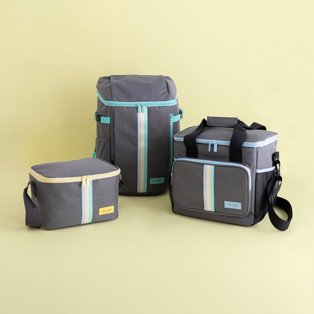 Kylväska Quid Sugar Lunchlåda 15 L 28 x 22 x 26 cm Grå finns hos Aktivcamping