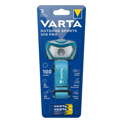 LED-lampa för huvudet Varta Outdoor Sports H10 Pro 100 Lm finns hos Aktivcamping