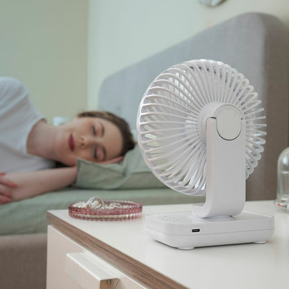 Laddningsbar Skrivbordsfläkt Fanrec InnovaGoods Ø5,4'' 3600 mAh / 13,3 W - finns hos Aktivcamping