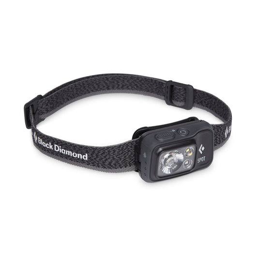 Laddningsbar och justerbar LED-pannlampa Black Diamond Spot 400 Svart Röd 400 lm finns hos Aktivcamping