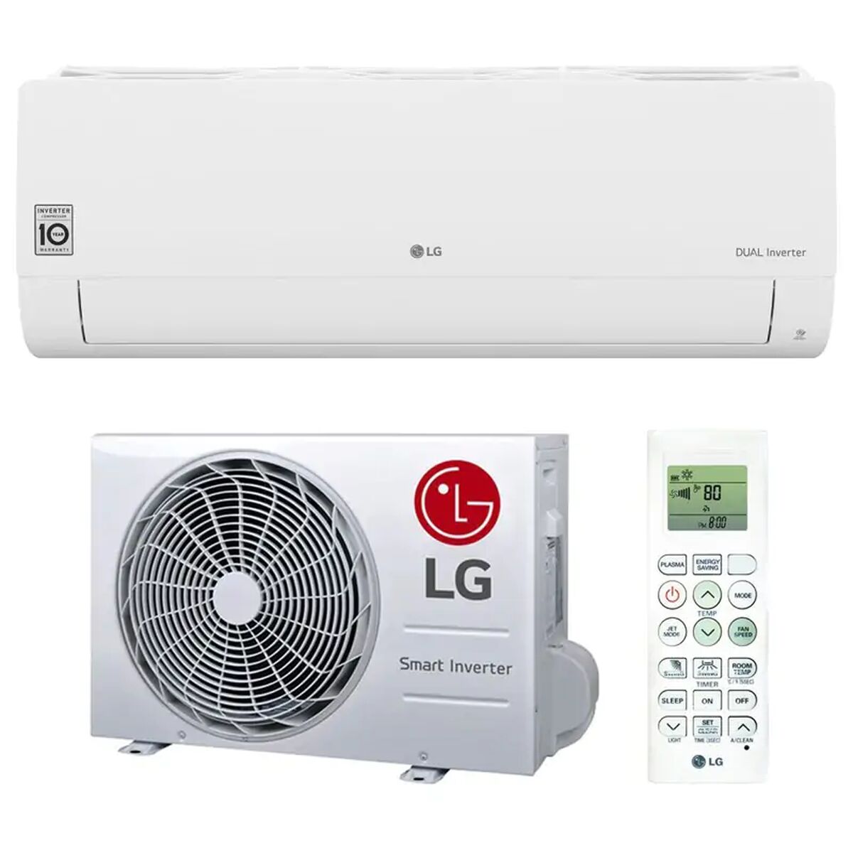 Luftkonditionering LG LGSMART12.SET Vit - finns hos Aktivcamping
