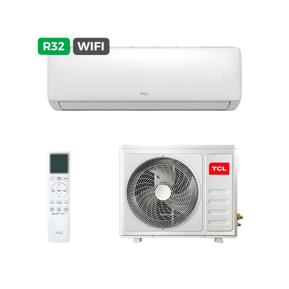 Luftkonditionering TCL S24F2S2 6022FRIG Vit A+/A+ 6000-6725 fg/h 6000 fg/h finns hos Aktivcamping