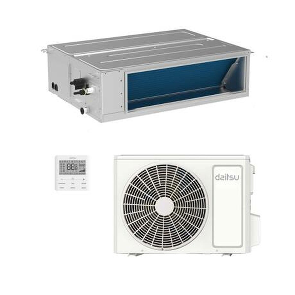 Luftkonditionering för kanalanslutning DAITSU ELECTRIC ACD24KDBS A+ A++ 2000 W - finns hos Aktivcamping