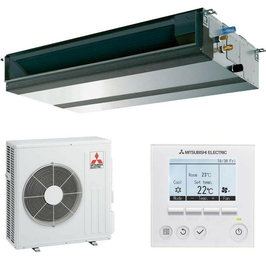 Luftkonditionering för kanalanslutning Mitsubishi Electric MGPEZ140YJA finns hos Aktivcamping